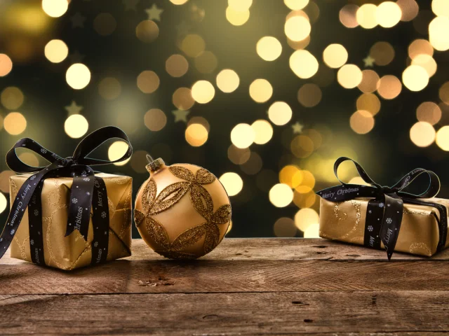 golden night christmas