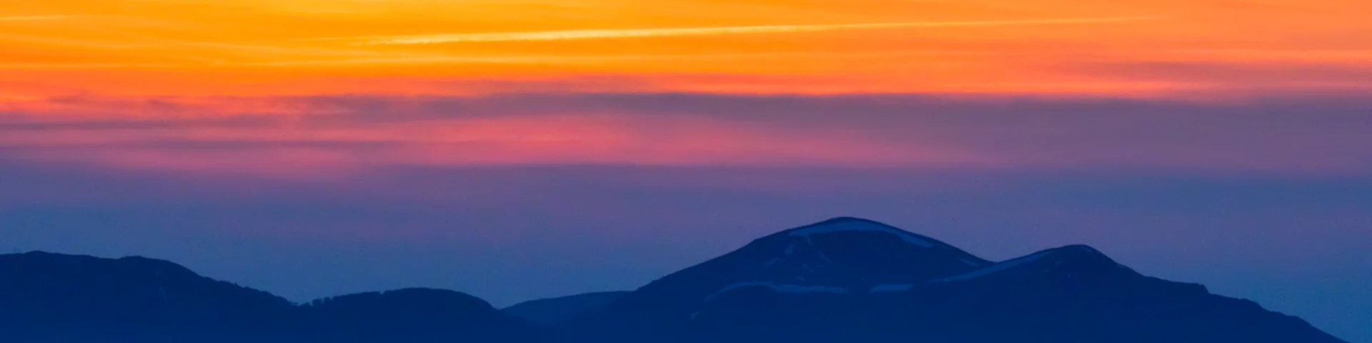Coucher De Soleil La Pierre Saint Martin, Pyrénées béarnaises
