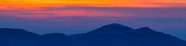 Coucher De Soleil La Pierre Saint Martin, Pyrénées béarnaises