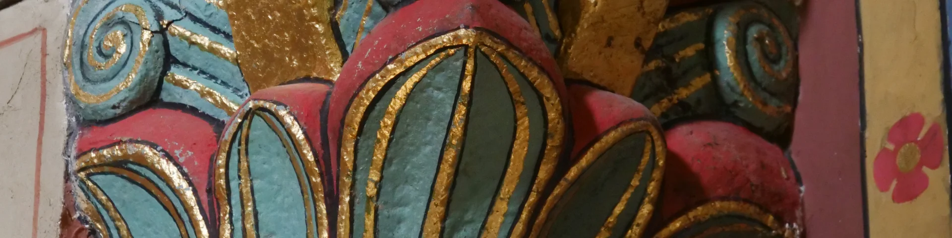 Detail Interieur Eglise Ste Croix Oloron