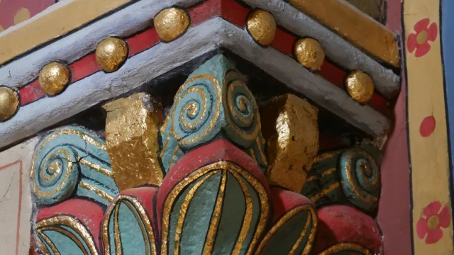 Detail Interieur Eglise Ste Croix Oloron