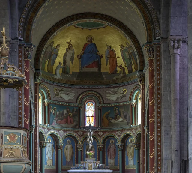 Eglise Sainte-Croix à Oloron Sainte-Marie en Pyrénées béarnaises