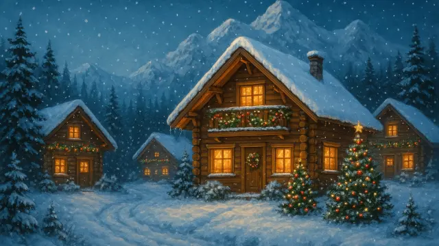 Ambiance festive en Pyrénées béarnaises avec des animations et des crèches pour les fêtes de fin d'année