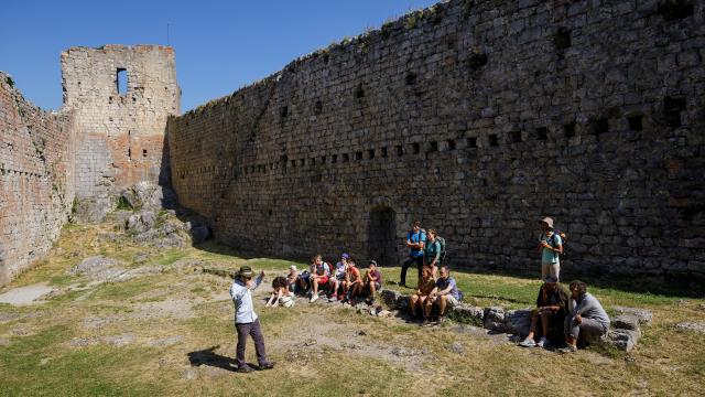 Viste guidée du château de Montségur