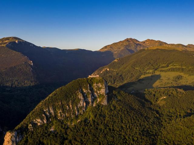 Montségur depuis le Carroulet