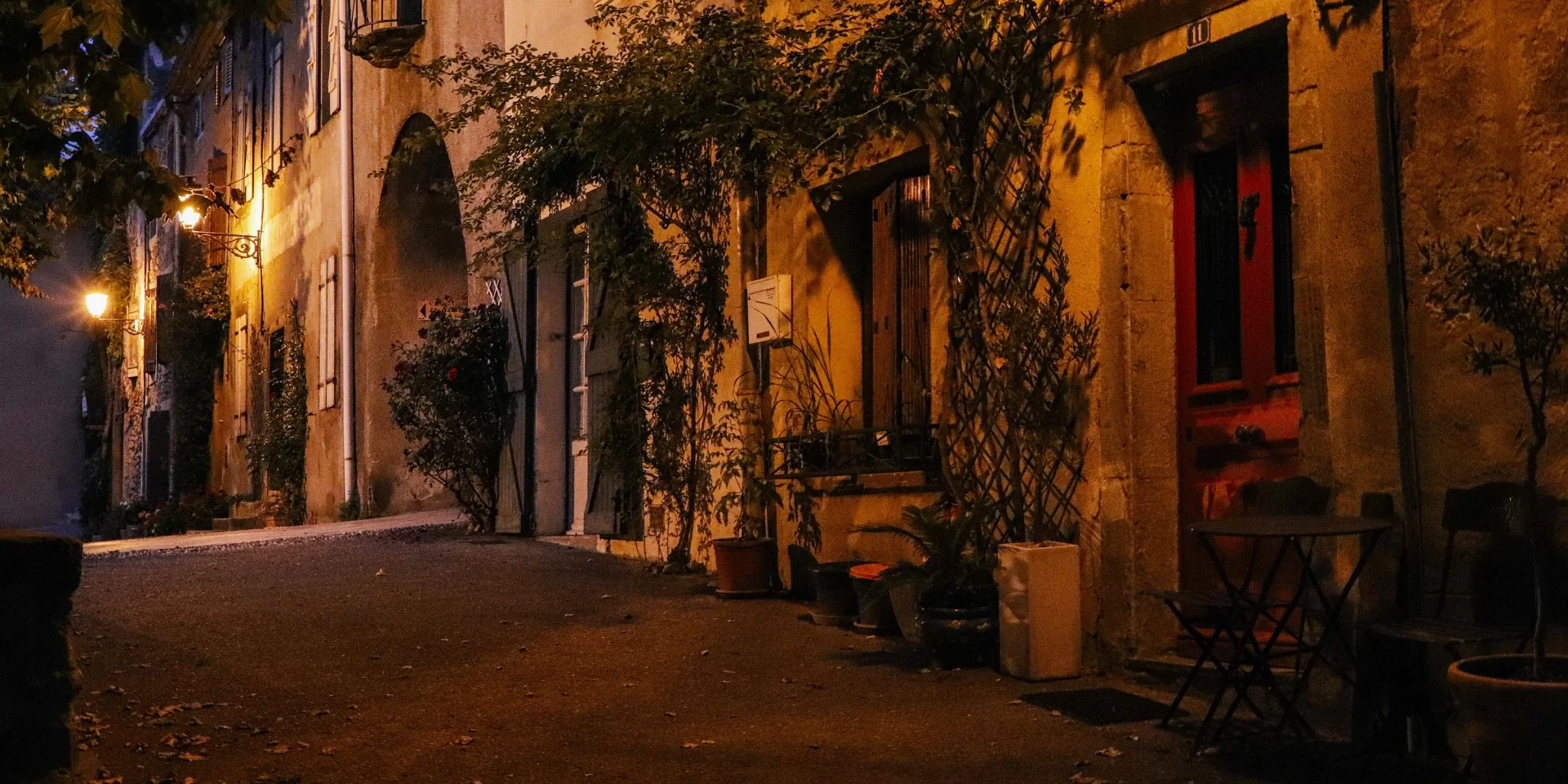 Ruelles de Camon la nuit