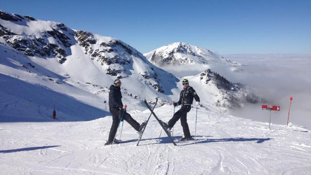 Aux Monts d'Olmes entre amis