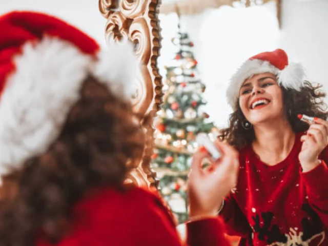 Maquillage Noël photo