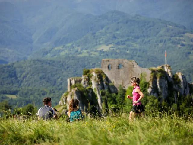 Traileuse à Roquefixade