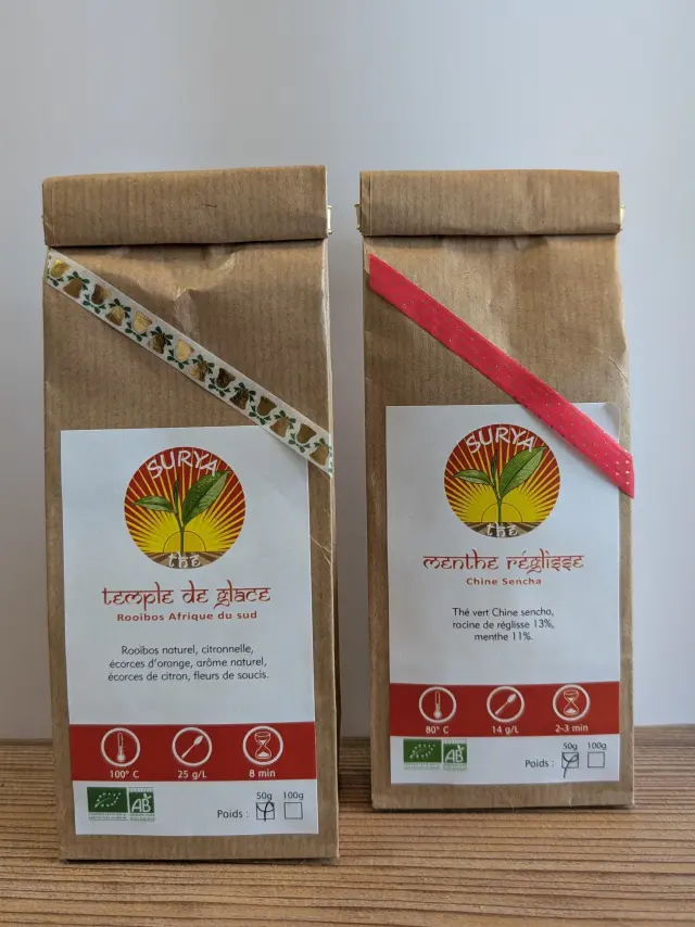 Thés artisanaux – Surya Thé