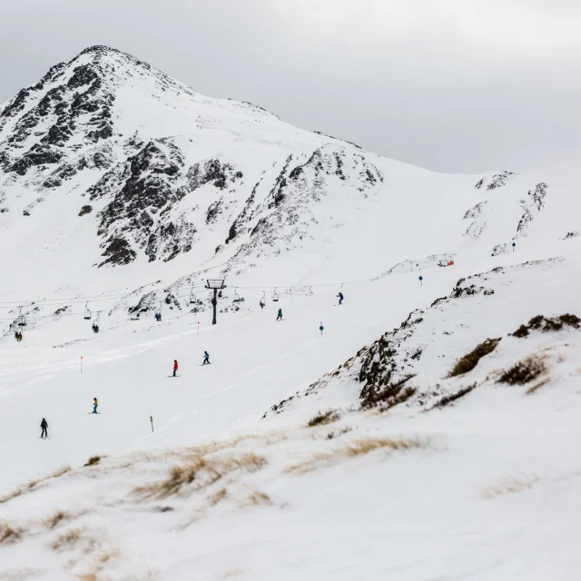 Station de Porté-Puymorens, Pyrénées, Haute Cerdagne, aux portes de l'Andorre.