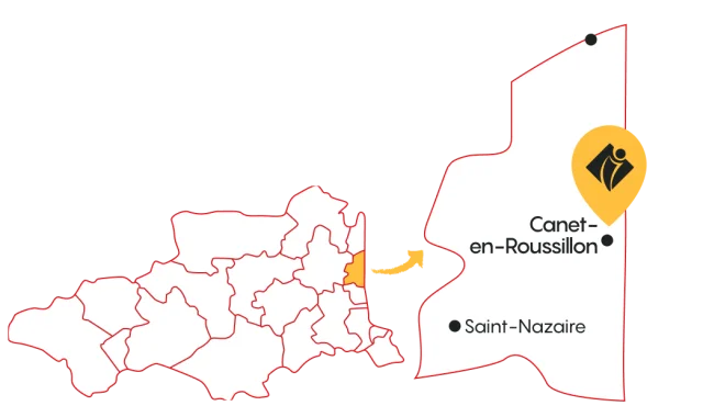 Carte Canet En Roussillon