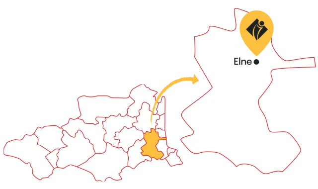 Carte Elne