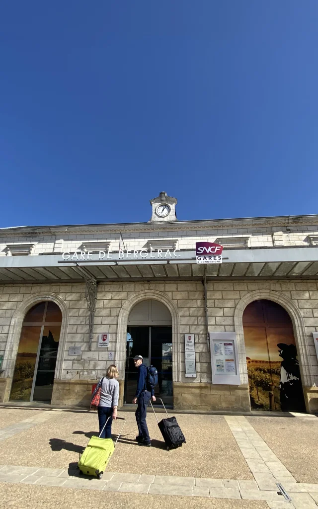 Arrivée en gare de Bergerac