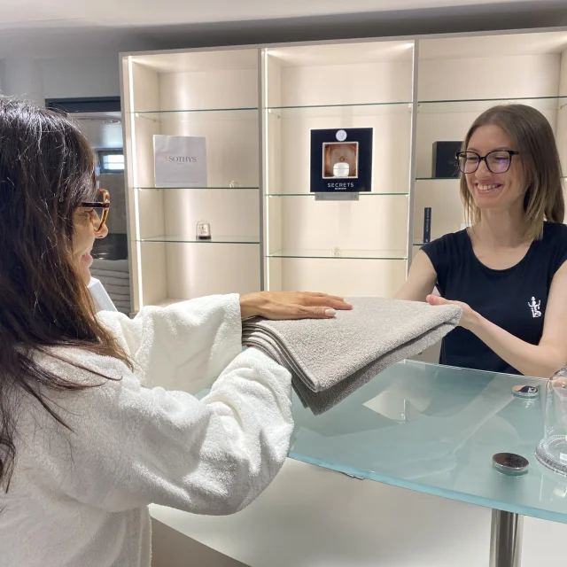 Au Spa by Sothys, l'accueil est chaleureux et souriant