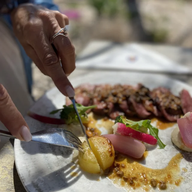 Magret de canard au Bistrot des Vigiers