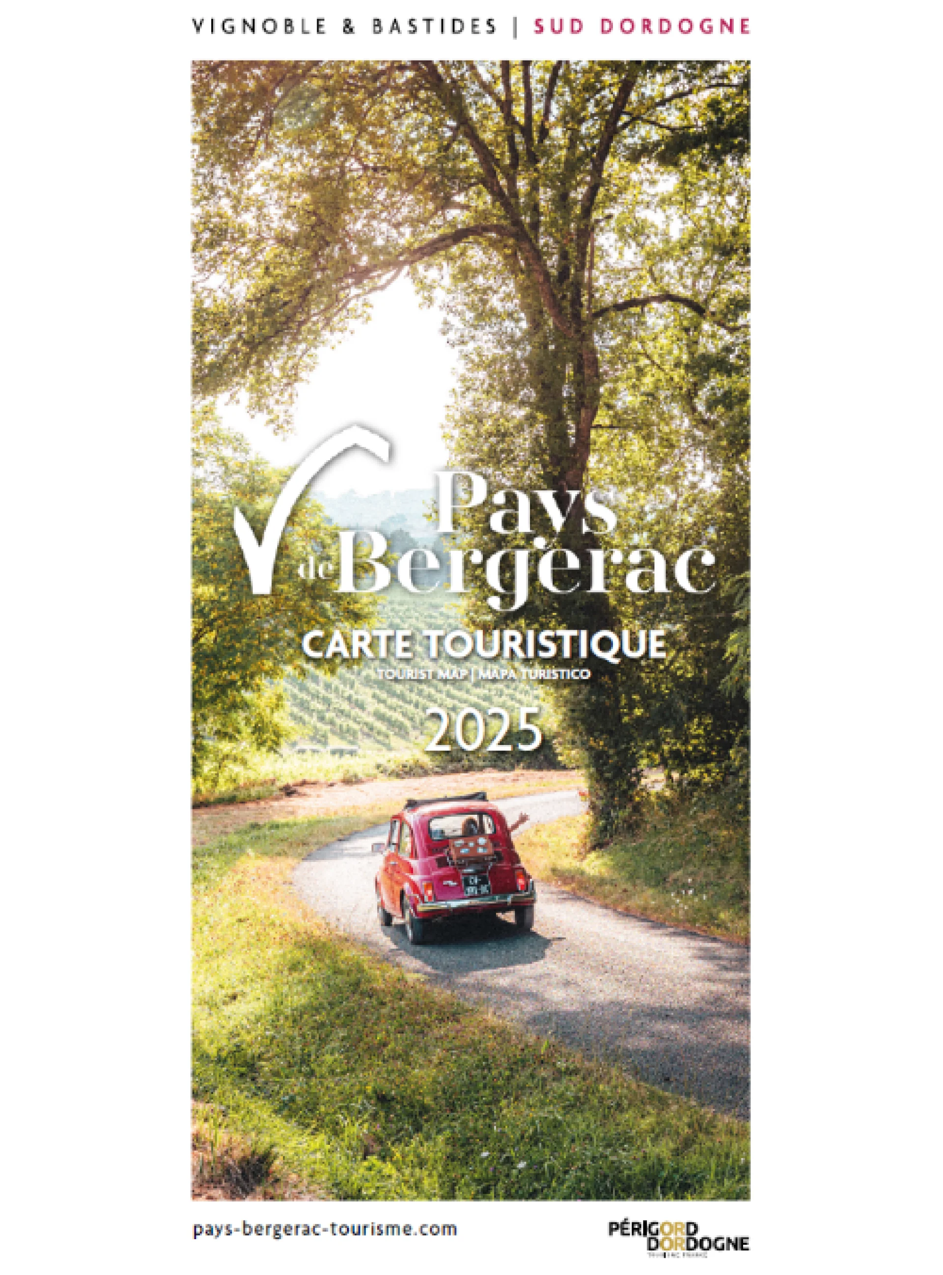 Couverture Carte Touristique Pays De Bergerac 2025