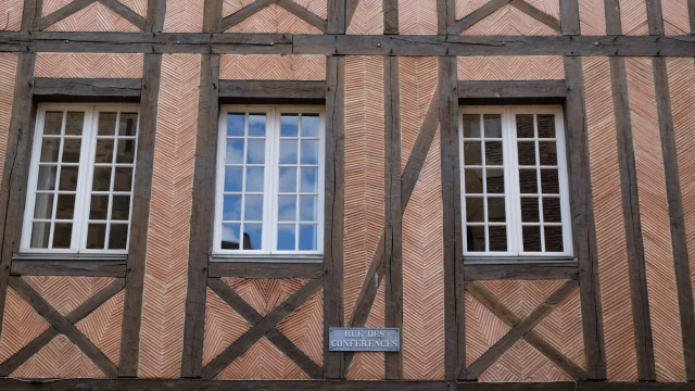 Maison à colombages rue des Conférences à Bergerac