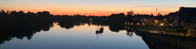 Sunset Port de Bergerac
