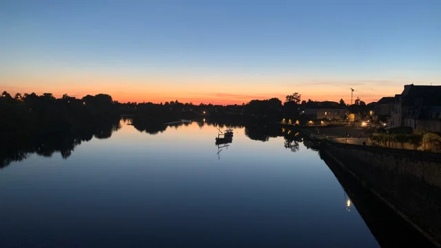 Sunset Port de Bergerac