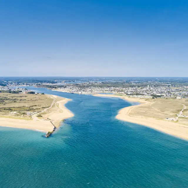 Vista aerea Ria Etel