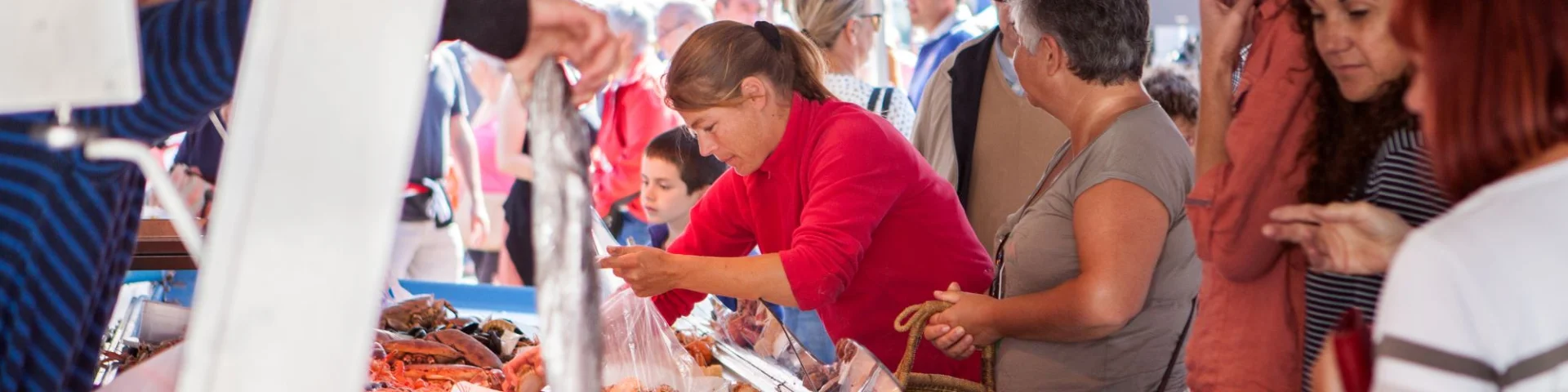 Marché de Fouesnant le vendredi matin