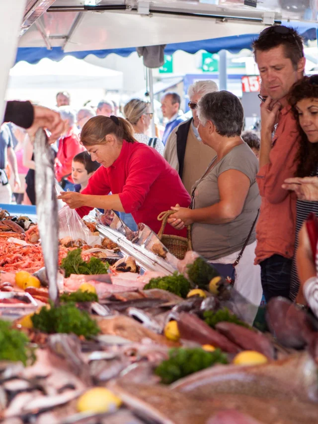 Markt in Fouesnant am Freitagmorgen