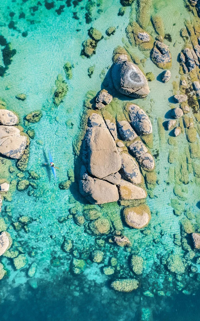 The rocks at the pointe de Mousterlin in Fouesnant