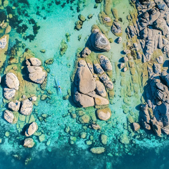 Les rochers de la pointe de Mousterlin à Fouesnant