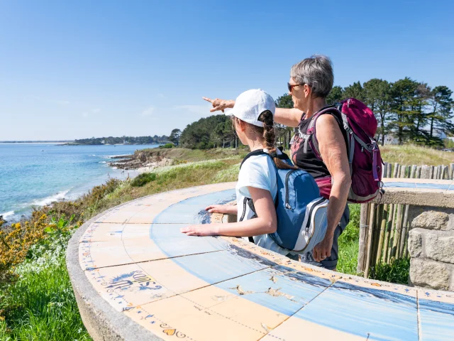 Familienspaziergang an der Pointe Saint-Gilles in Bénodet