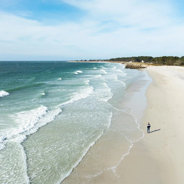 Mousterlin beach in Fouesnant