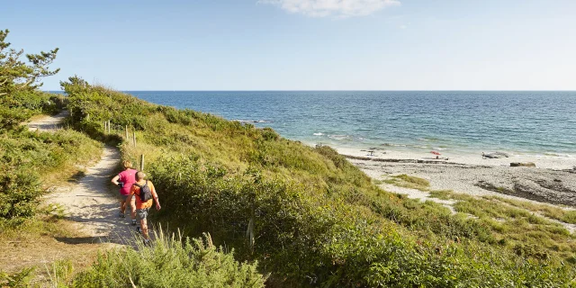 Wandeling op de Gr34 op de Cote De Beg Meil
