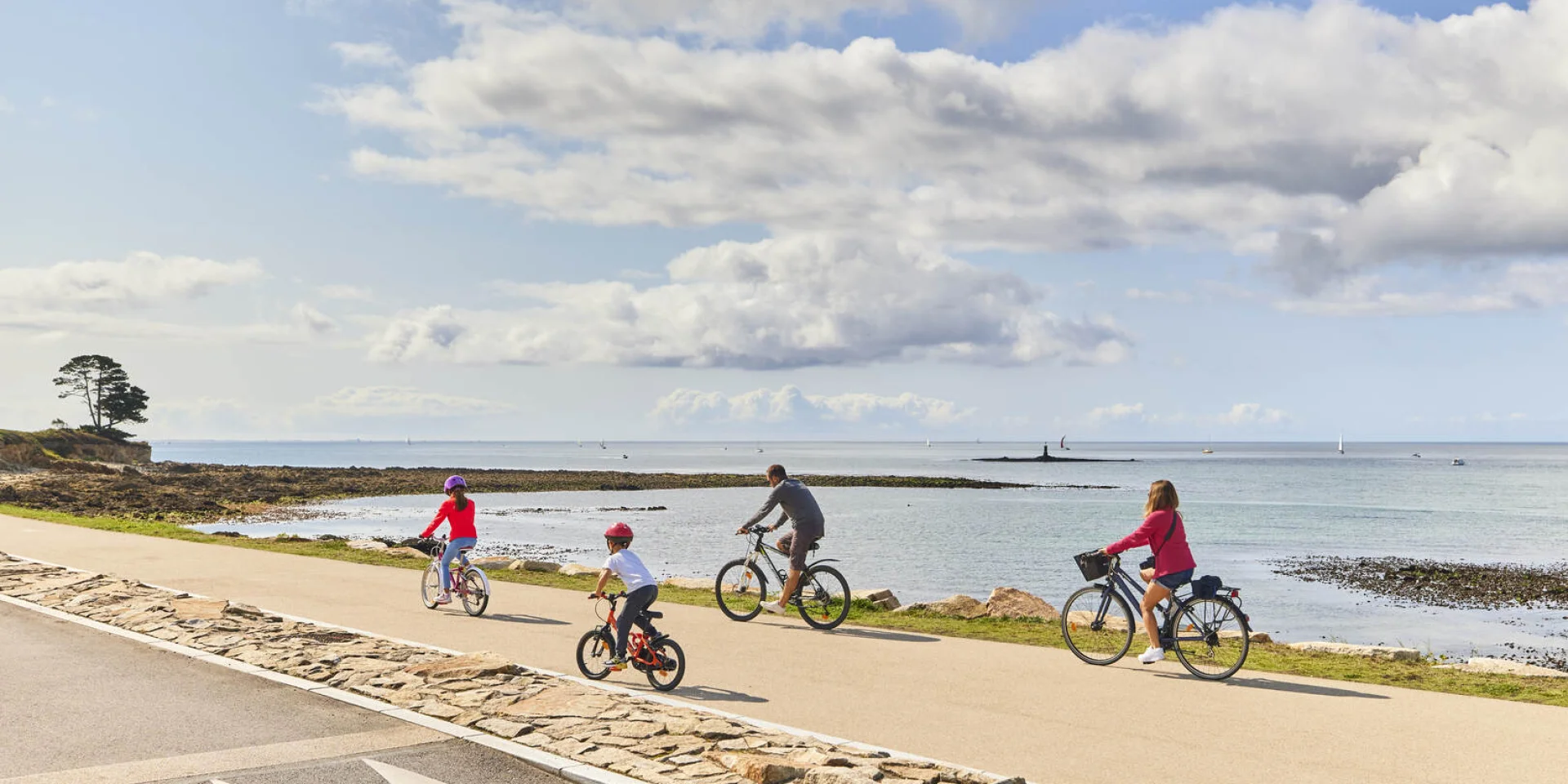 Balade à vélo sur Corniche de Bénodet