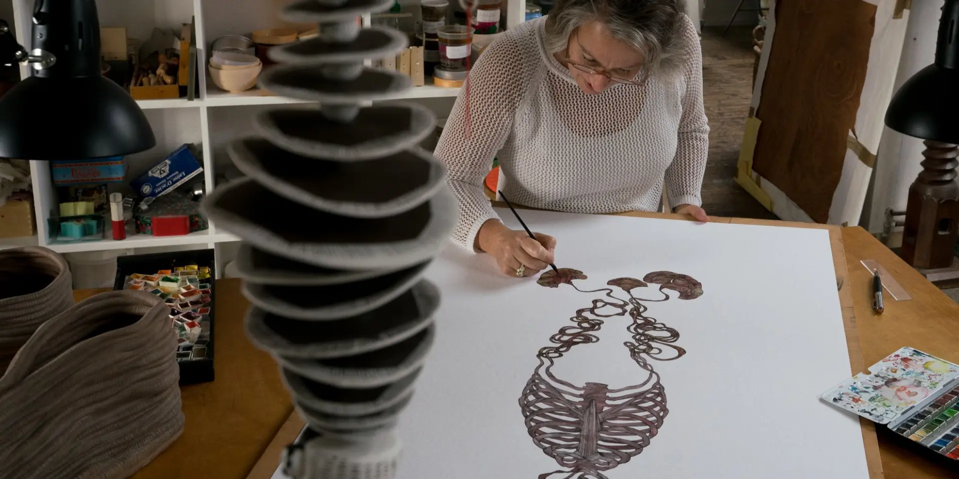 Anne de Villèle artiste plasticienne Rochefort-en-Terre