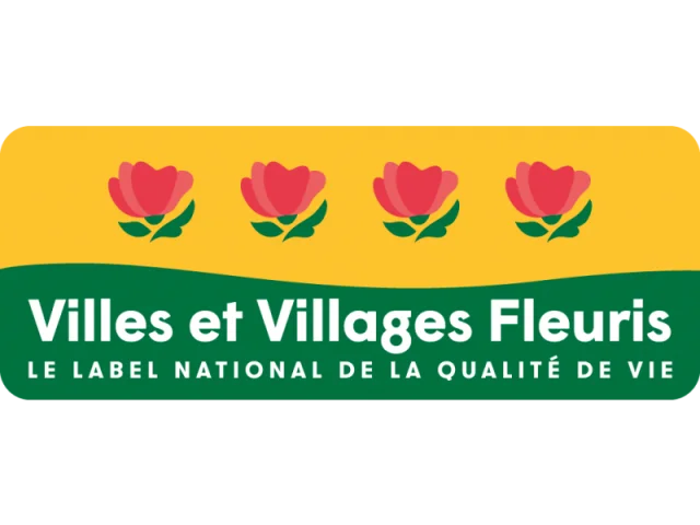 Logo Villes Et Villages Fleuris 4 Fleurs