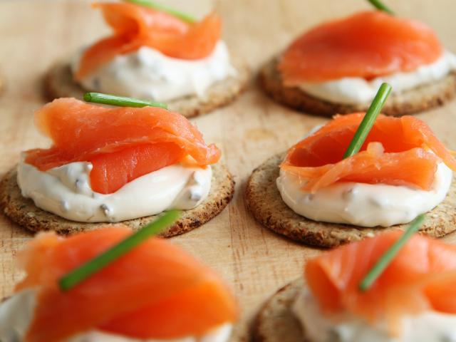 Canape Saumon Fumé