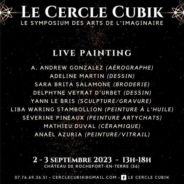 Le Cercle Cubik Live Painting