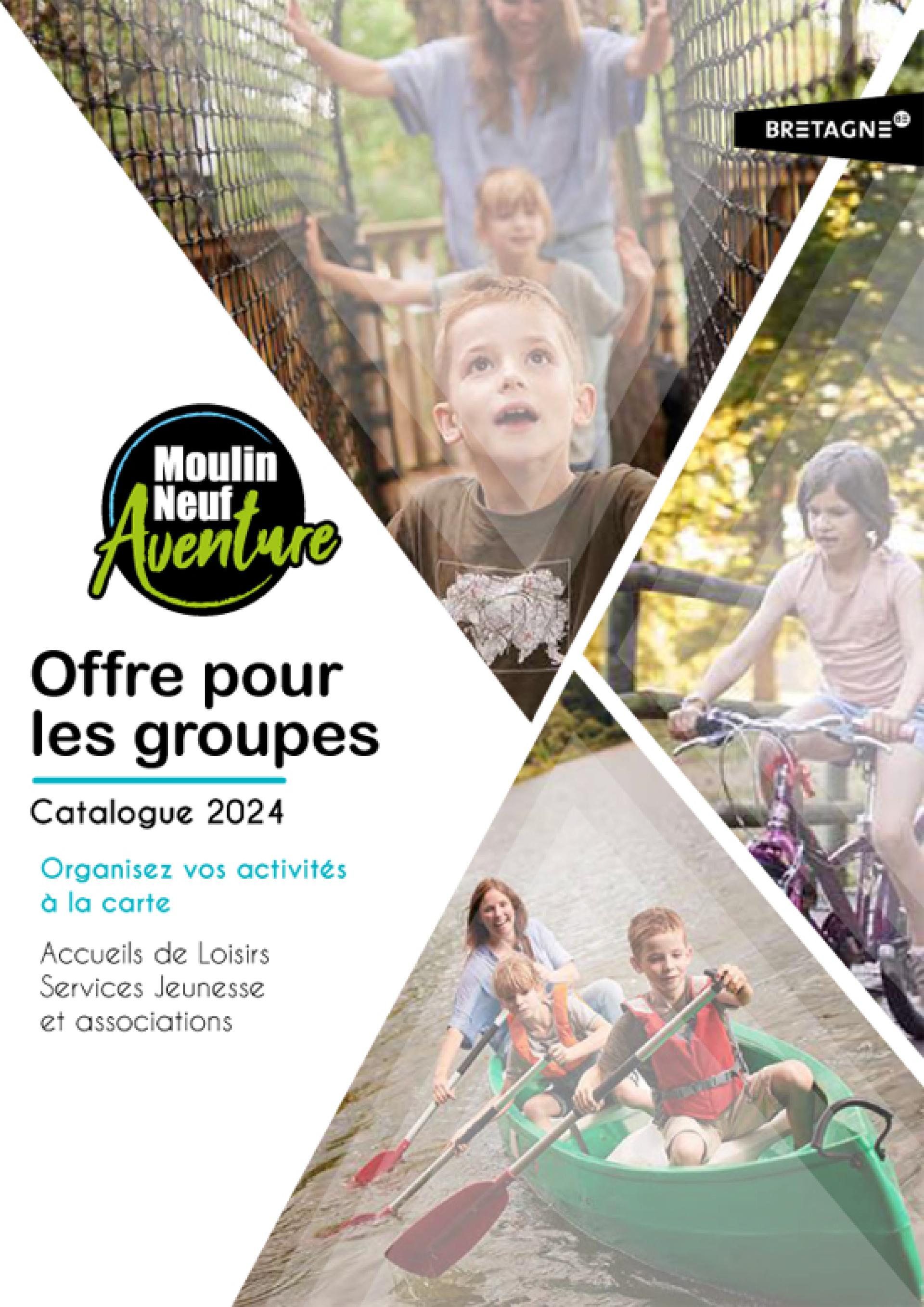 Brochure Groupes Alsh 2024 Moulin Neuf Aventure