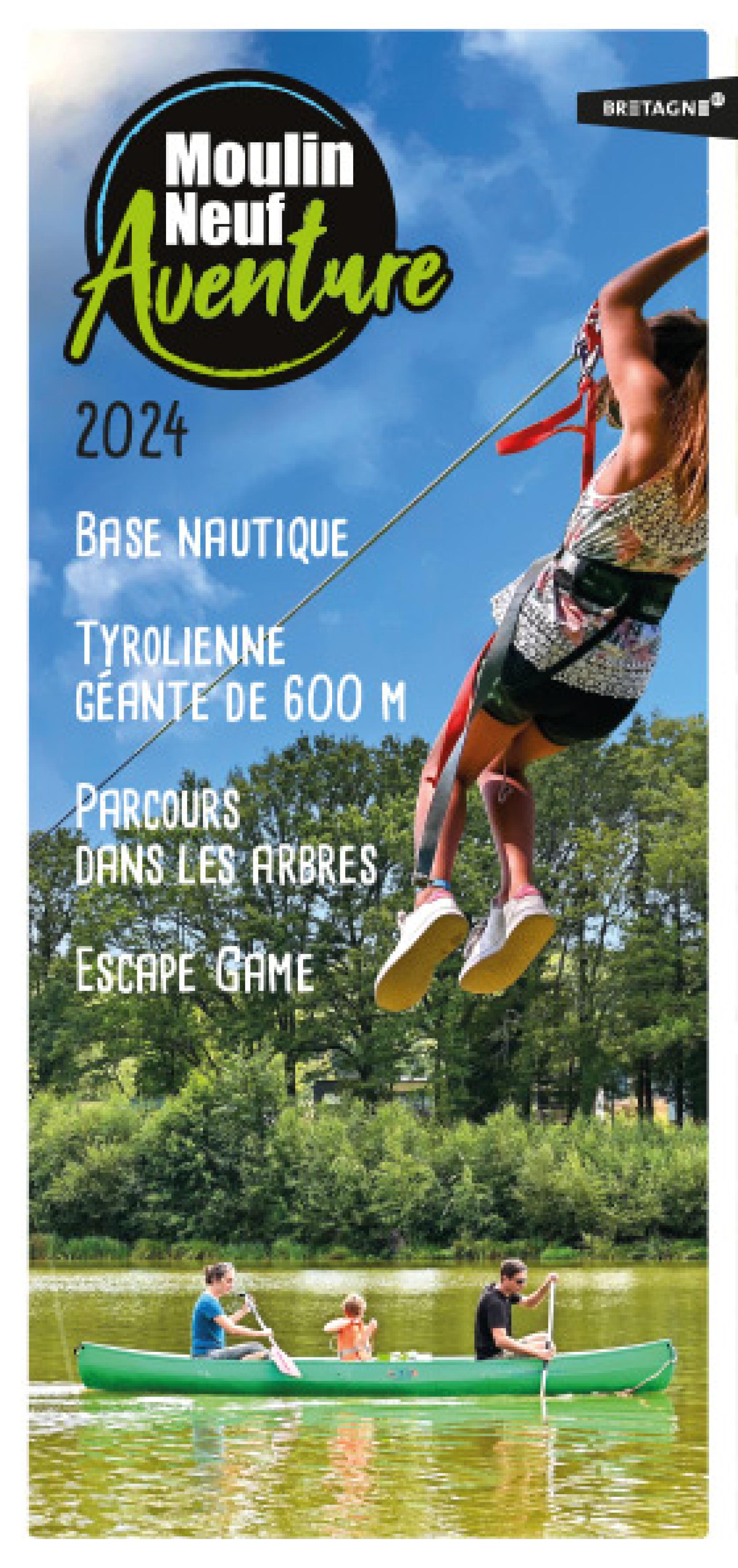 Depliant Moulin Neuf Aventure 2024