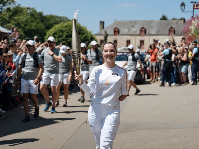 Le Relais de la Flamme Olympique - Rochefort-en-Terre