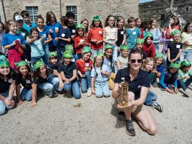 Le Relais de la Flamme Olympique - Rochefort-en-Terre - Ecoliers