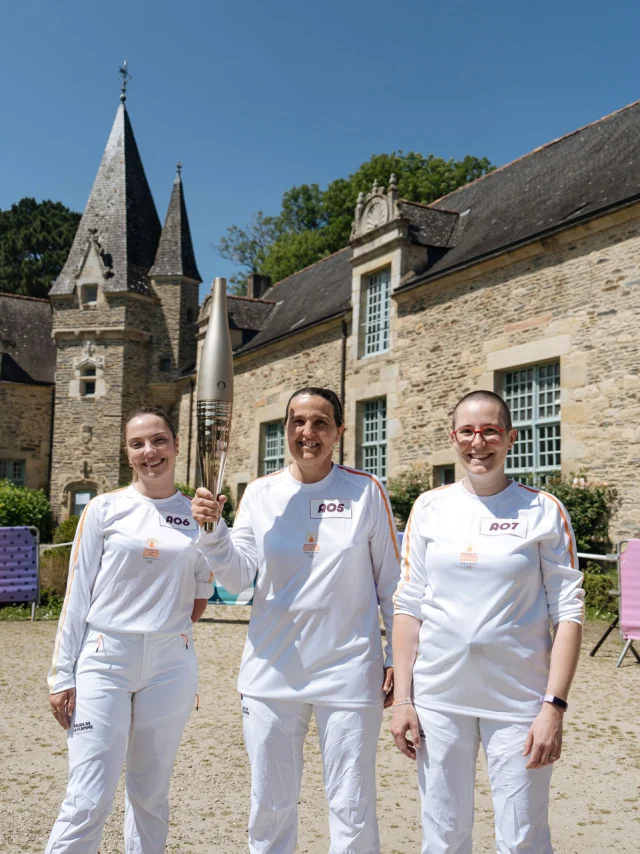 Le Relais de la Flamme Olympique Rochefort-en-Terre