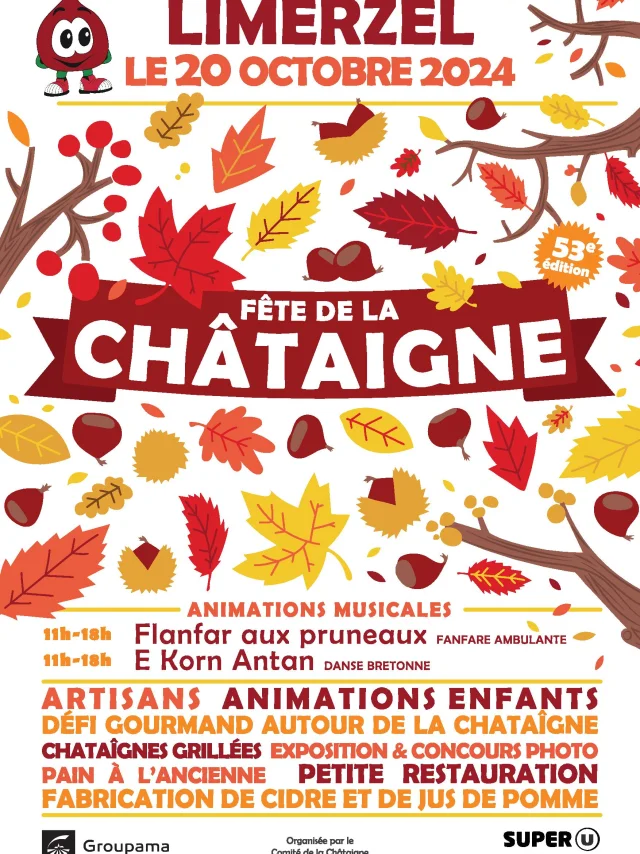 Affiche 53ème Fête de la châtaigne