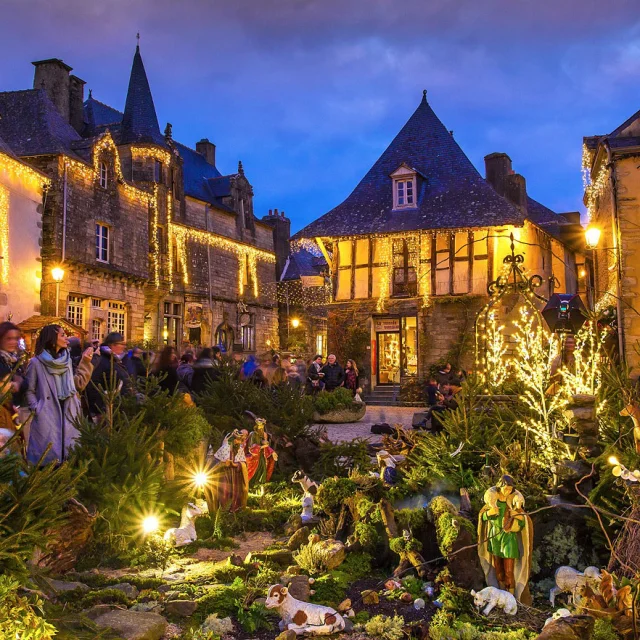 Les illuminations de Noël à Rochefort-en-Terre