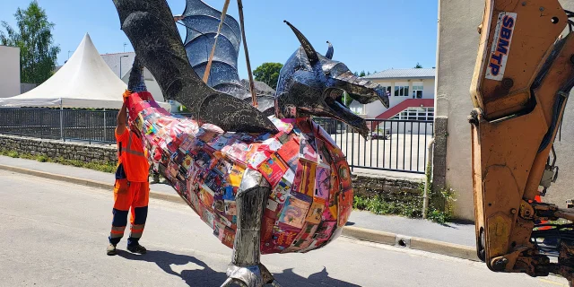 Libre Libre Parcours Sculptures Installation Dragonne