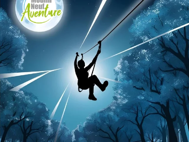 Tyrolienne au clair de lune