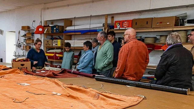 Visite atelier Voilagil Questembert - STESF