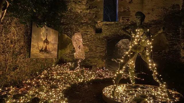 Naia Museum pendant les illuminations de Rochefort-en-Terre