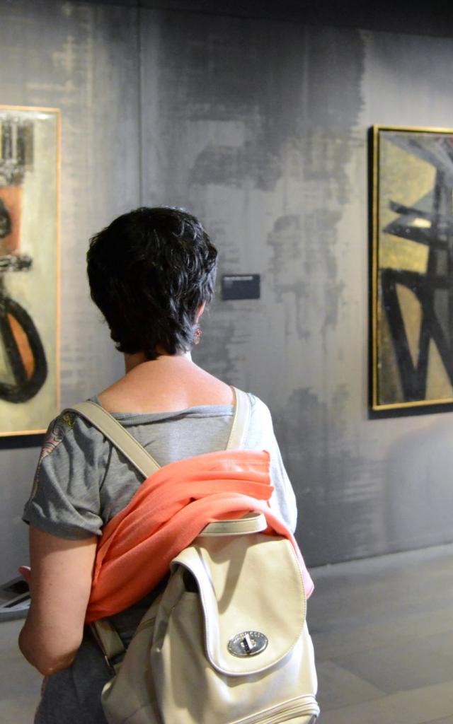 Visite de salles au musée Soulages de Rodez