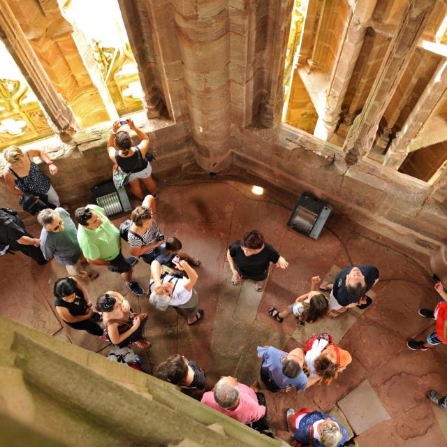 Visite guidée du clocher avant la montée au sommet